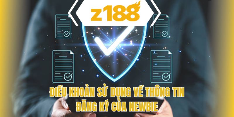 Điều khoản sử dụng về thông tin đăng ký của newbie